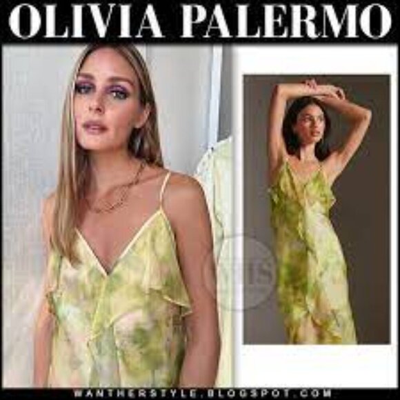 Misa Los Angeles Aina Dress Chartreuse Abstract L - Picture 9 of 16